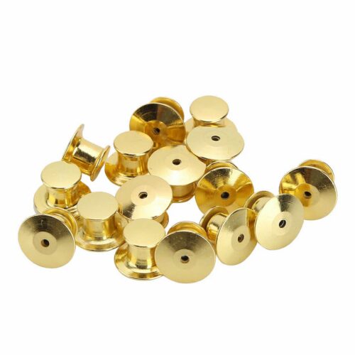 Broche de Presión para Pin de Solapa Dorado