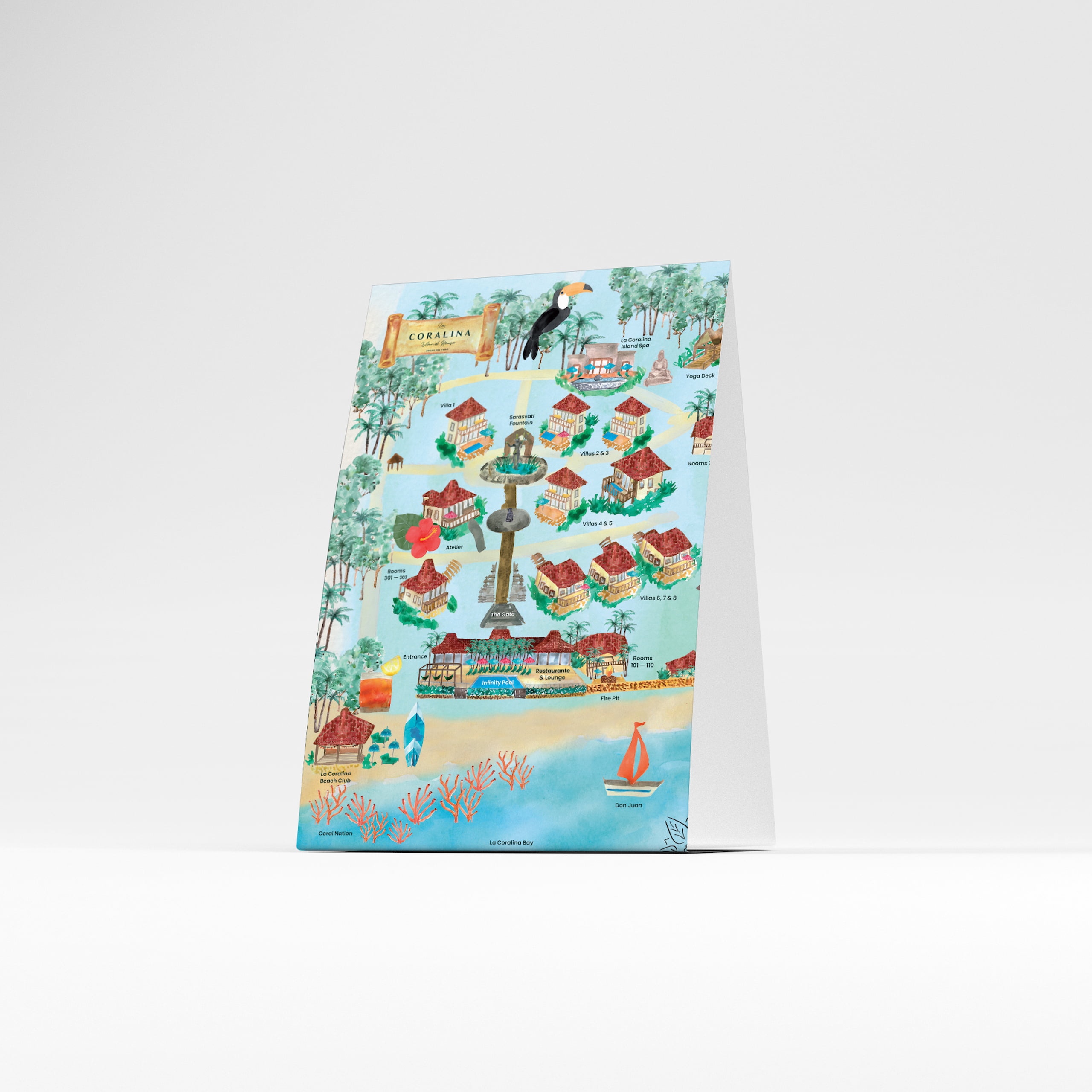 Cartel de Mesa Cartulina Resistente