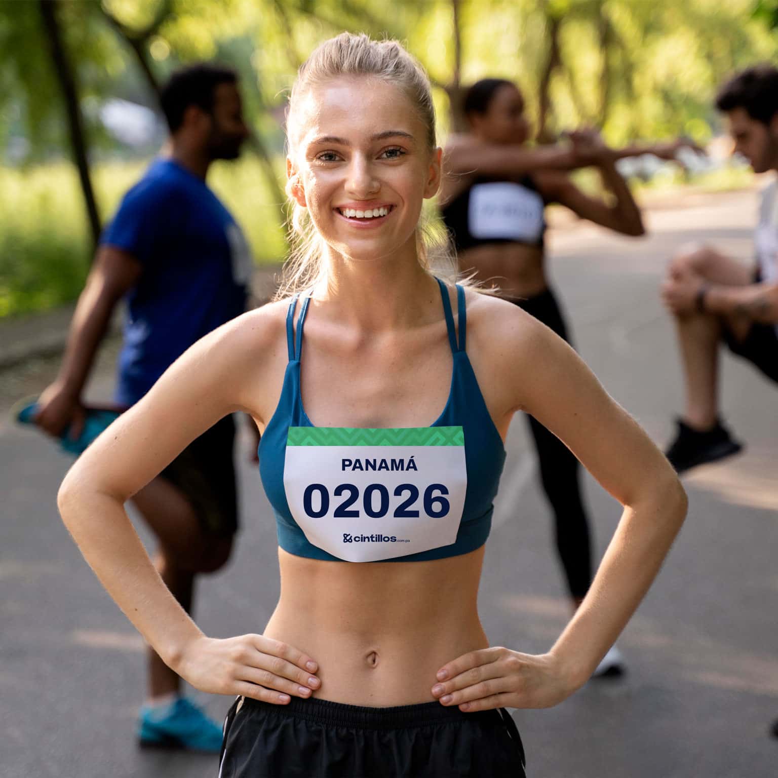 dorsal para maratones