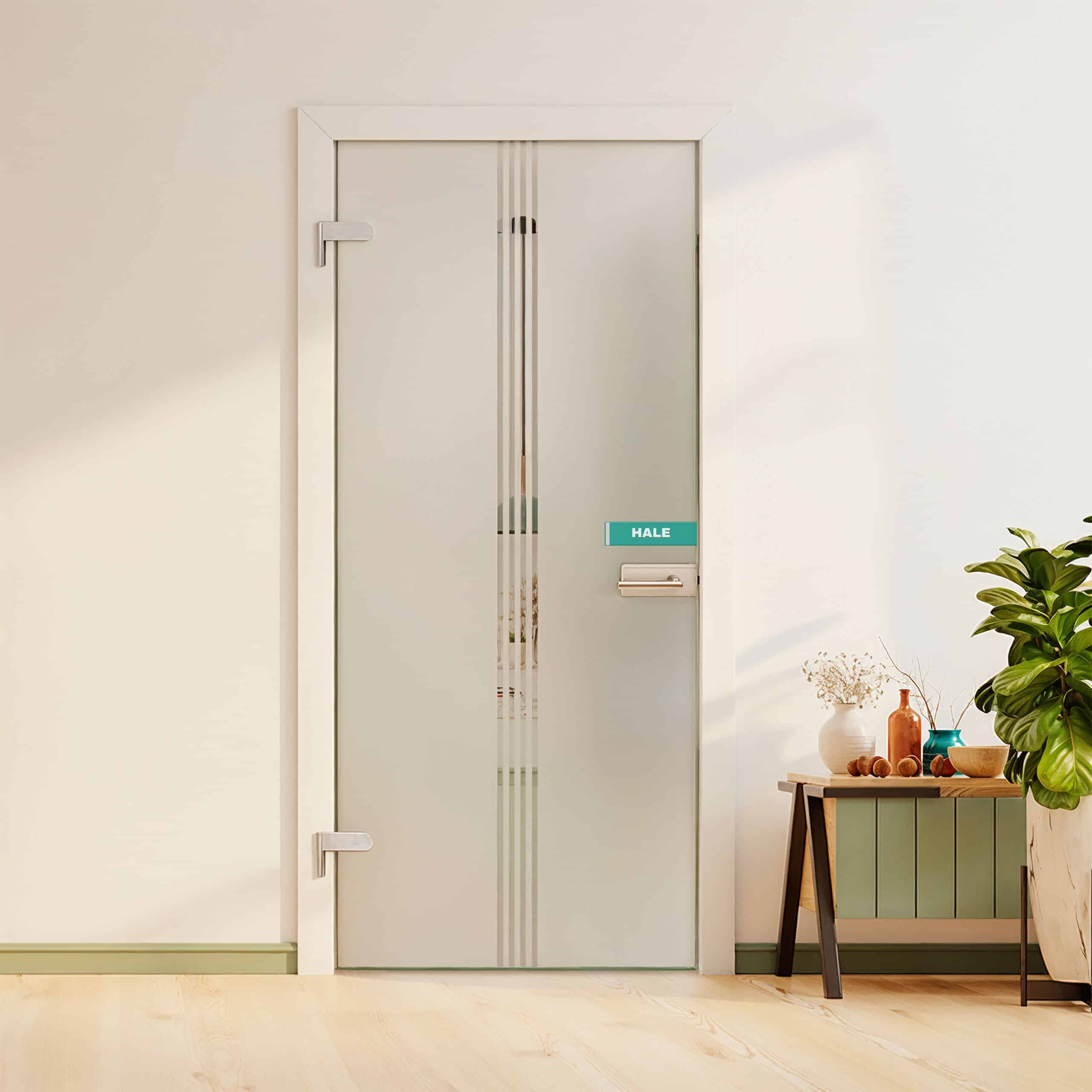 Letrero Hale Personalizado en Acrílico | Placa 8x2 Pulgadas